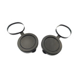 Binocular Lens Cap Sturdy Black Spare Parts Protective Covers for Binoculars