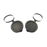 Binocular Lens Cap Sturdy Black Spare Parts Protective Covers for Binoculars