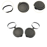 Binocular Lens Cap Sturdy Black Spare Parts Protective Covers for Binoculars