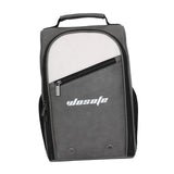 Maxbell Golf Shoe Bag PU Golfer Gift with Ventilation Golf Equipment Sports Shoe Bag Gray