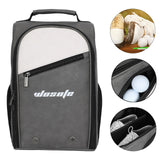Maxbell Golf Shoe Bag PU Golfer Gift with Ventilation Golf Equipment Sports Shoe Bag Gray