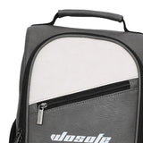 Maxbell Golf Shoe Bag PU Golfer Gift with Ventilation Golf Equipment Sports Shoe Bag Gray