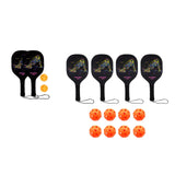 Pickleball Racket Set with Balls Pickleball Racquets for Kids Indoor Outdoor 2 Paddles 2 Balls