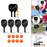 Pickleball Racket Set with Balls Pickleball Racquets for Kids Indoor Outdoor 2 Paddles 2 Balls