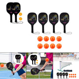 Pickleball Racket Set with Balls Pickleball Racquets for Kids Indoor Outdoor 2 Paddles 2 Balls