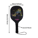 Pickleball Racket Set with Balls Pickleball Racquets for Kids Indoor Outdoor 4 Paddles 8 Balls