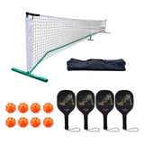 Pickleball Set with Net Regulation Size Net for Pickleball Training Driveway