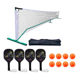 Pickleball Set with Net Regulation Size Net for Pickleball Training Driveway