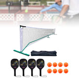 Pickleball Set with Net Regulation Size Net for Pickleball Training Driveway