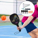 Pickleball Set with Net Regulation Size Net for Pickleball Training Driveway