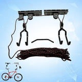 Bike Hoist Portable Easy Installation Bicycle Hoist for Indoor Garage Canoes