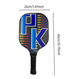 Carbon Fiber Pickleball Paddle Pickleball Racket Practice Pickleball Racquet