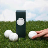 3Pcs Golf Ball Shaped Glass Drinkware Decorative Golf Party Decorations