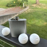 3Pcs Golf Ball Shaped Glass Drinkware Decorative Golf Party Decorations