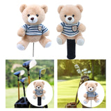 Bear Golf Wood Headcover Animal Shaped Lovely Guard for Women Golf Accessory Driver