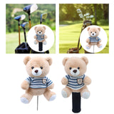 Bear Golf Wood Headcover Animal Shaped Lovely Guard for Women Golf Accessory Driver