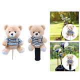 Bear Golf Wood Headcover Animal Shaped Lovely Guard for Women Golf Accessory Driver