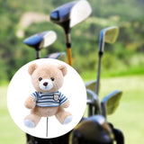 Bear Golf Wood Headcover Animal Shaped Lovely Guard for Women Golf Accessory Driver