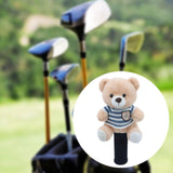 Bear Golf Wood Headcover Animal Shaped Lovely Guard for Women Golf Accessory Fairway