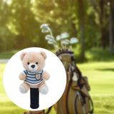 Bear Golf Wood Headcover Animal Shaped Lovely Guard for Women Golf Accessory Fairway