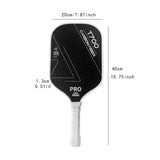 Pickleball Paddle Professional Grade Carbon Fiber Surface Pickleball Racquet