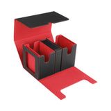 Card Deck Box Organizer for Football Cards Trading Cards Gathering Card Toys Black Red