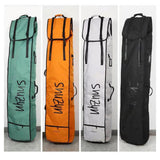 Ski Bag and Boot Bag Retractable Wheeled Men Women Storage Bag Snowboard Bag Green