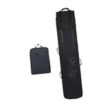 Ski Bag and Boot Bag Retractable Wheeled Men Women Storage Bag Snowboard Bag Black