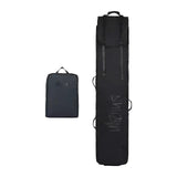 Ski Bag and Boot Bag Retractable Wheeled Men Women Storage Bag Snowboard Bag Black