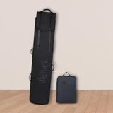 Ski Bag and Boot Bag Retractable Wheeled Men Women Storage Bag Snowboard Bag Black