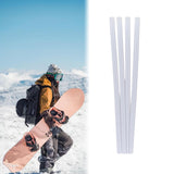 Snowboard Repair Tuning Equipment Sturdy Practical for Winter Sports Outdoor White 4pcs