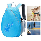 Tennis Backpack Fitness Sport Badminton Bag for Pickleball Badminton Racquet Blue