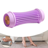 Foot Massage Roller Manual Foot Roller Massager for Muscle Fascia Feet Soles Purple