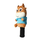 Plush Golf Wood Headcover Novelty Scratch Resistant Golf Club Head Cover