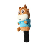 Plush Golf Wood Headcover Novelty Scratch Resistant Golf Club Head Cover