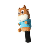 Plush Golf Wood Headcover Novelty Scratch Resistant Golf Club Head Cover