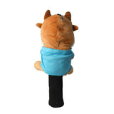 Plush Golf Wood Headcover Novelty Scratch Resistant Golf Club Head Cover