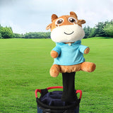 Plush Golf Wood Headcover Novelty Scratch Resistant Golf Club Head Cover