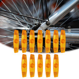 12Pcs Bike Wheel Reflectors Bike Spoke Reflectors for Road Bike Night Riding