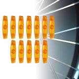 12Pcs Bike Wheel Reflectors Bike Spoke Reflectors for Road Bike Night Riding