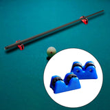 2Pcs Pool Billiard Straightness Checker Straightness Detectors for Games Home Blue