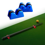 2Pcs Pool Billiard Straightness Checker Straightness Detectors for Games Home Blue