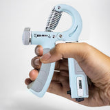 Maxbell Hand Grip Strengthener Non Slip Women Men Workout Hand Grip Strength Trainer Light Blue