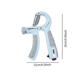 Maxbell Hand Grip Strengthener Non Slip Women Men Workout Hand Grip Strength Trainer Light Blue