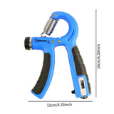 Hand Grip Strengthener Non Slip Women Men Workout Hand Grip Strength Trainer Black Blue