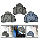 Horse Saddle Pad Practical Breathable Soft Equestrian Gear Horse Riding Pads Black