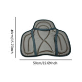 Maxbell Horse Saddle Pad Practical Breathable Soft Equestrian Gear Horse Riding Pads Brown
