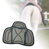 Maxbell Horse Saddle Pad Practical Breathable Soft Equestrian Gear Horse Riding Pads Brown