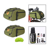 Bike Pannier Bag 9L Bicycle Rear Seat Trunk Bag for Trip Traveling Commuting No Cover