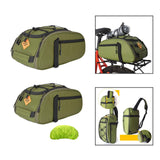 Bike Pannier Bag 9L Bicycle Rear Seat Trunk Bag for Trip Traveling Commuting No Cover